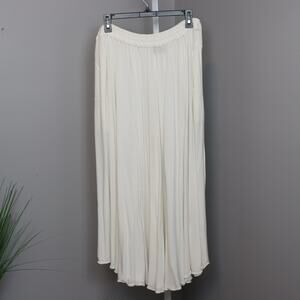 Vintage Tienda Ho White Full Skirt | Handwoven in Morocco | 60/40 Cotton Rayon